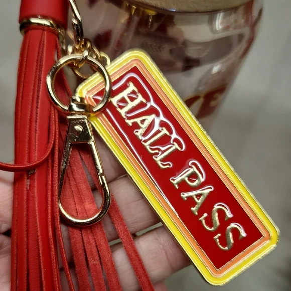 Sheffield Home Teacher-Themed Glass Jars with Straws - Red and Yellow - Picture 4 of 6